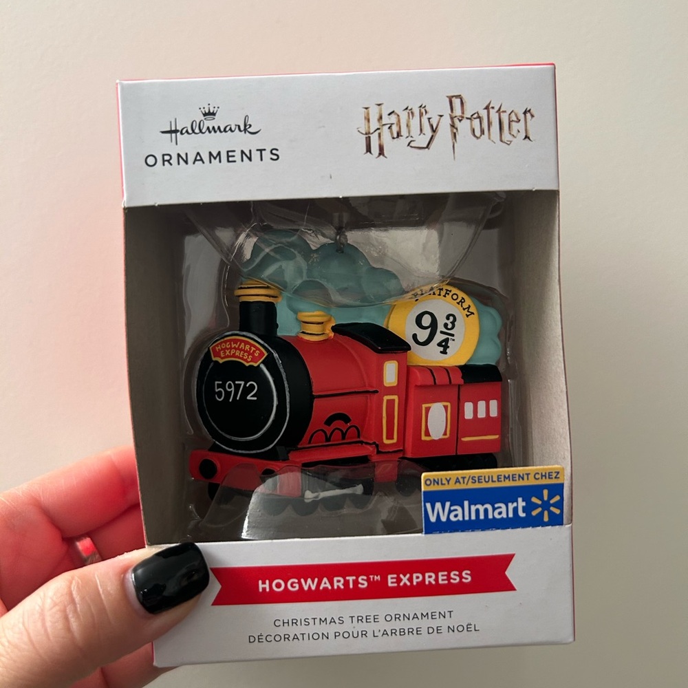 ⭐️ 2/$50 Hallmark Harry Potter Hogwarts Express Christmas Tree Ornament NWT